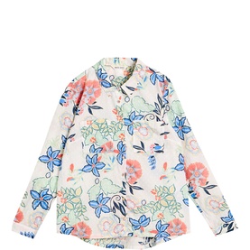 Sophie Floral Square Embroidery Shirt