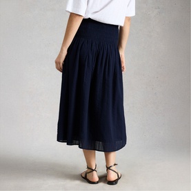 Suri Shirred Flared Skirt