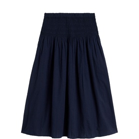 Suri Shirred Flared Skirt