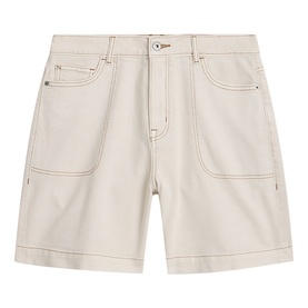 Tia Pocket Stitch Denim Shorts