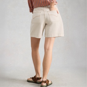 Tia Pocket Stitch Denim Shorts