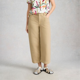 Tia Cropped Wide Leg Jeans