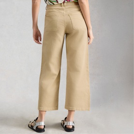 Tia Cropped Wide Leg Jeans
