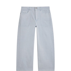 Tia Cropped Wide Leg Jeans