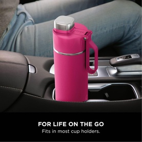 Thirsti 530ml Travel Bottle Hot Pink
