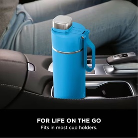 Thirsti 530ml Travel Bottle Tropical Blue