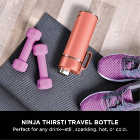 Thirsti 530ml Travel Bottle Coral