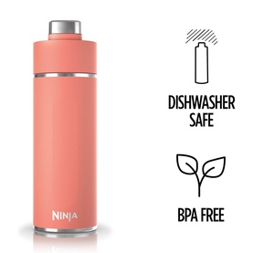 Thirsti 530ml Travel Bottle Coral
