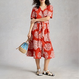 Val Printed Flared Dress