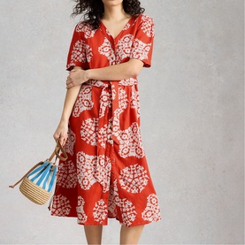 Val Printed Flared Dress