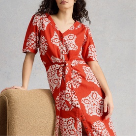 Val Printed Flared Dress