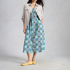 Val Printed Flared Dress