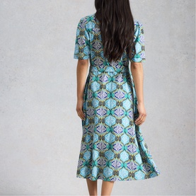 Val Printed Flared Dress
