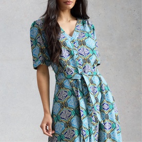 Val Printed Flared Dress