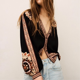 Valda Printed Shirt