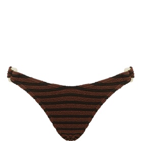 Delphi Ring Striped Bikini Bottoms