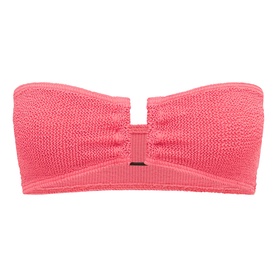 Blake Textured Bandeau Bikini Top
