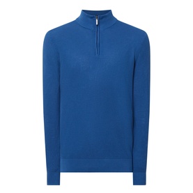 Textured Half Zip Sweater