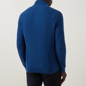 Textured Half Zip Sweater