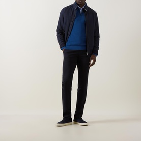 Textured Half Zip Sweater
