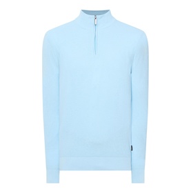 Textured Half Zip Sweater