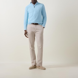 Textured Half Zip Sweater