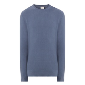 Textured Monogram Logo Sweater