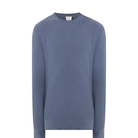 Textured Monogram Logo Sweater