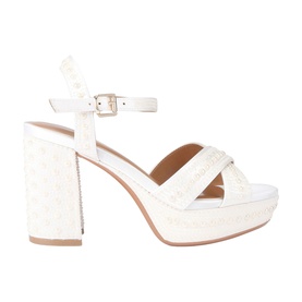 Fleur Embellished Platform Sandals