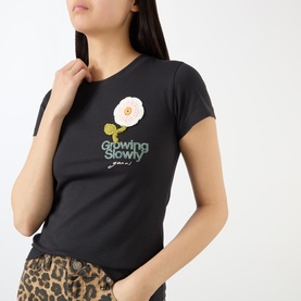 Growing Slowly Crochet Baby T-Shirt