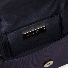 Grosgrain Bow Chain Clutch
