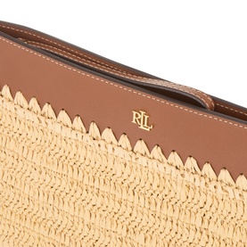 Raffia Large Pouch