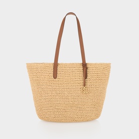 Lainey Large Woven Tote Bag