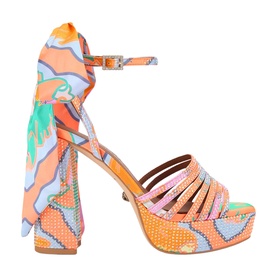 Pierra Ankle Tie Platform Sandals