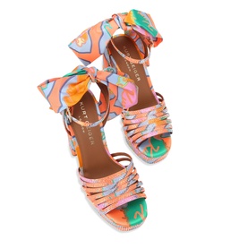 Pierra Ankle Tie Platform Sandals