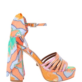 Pierra Ankle Tie Platform Sandals