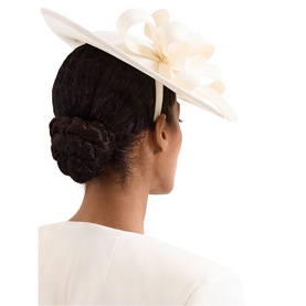 Shantung Twist Oval Fascinator
