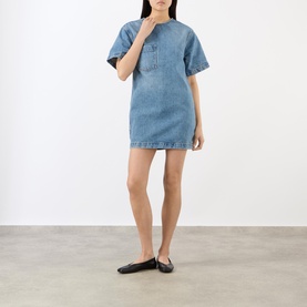 Tulah Pocket Denim Mini Dress