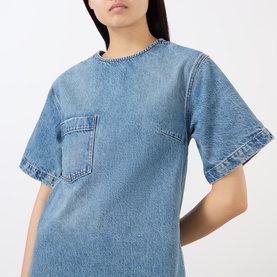 Tulah Pocket Denim Mini Dress