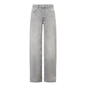 Hugh Mid-Rise Wide Leg Jeans
