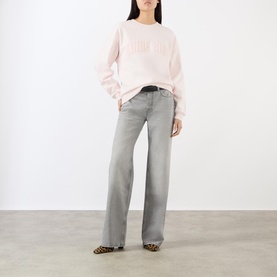 Hugh Mid-Rise Wide Leg Jeans
