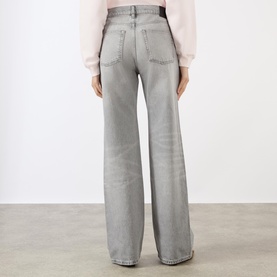 Hugh Mid-Rise Wide Leg Jeans