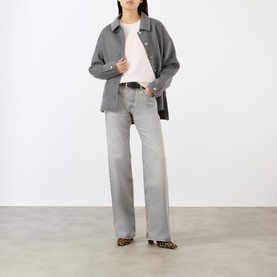 Hugh Mid-Rise Wide Leg Jeans