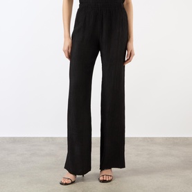 Aden Pliss&eacute; Wide Leg Trousers
