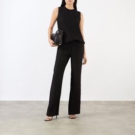 Aden Pliss&eacute; Wide Leg Trousers