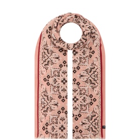 Bandana Print Wrap Scarf