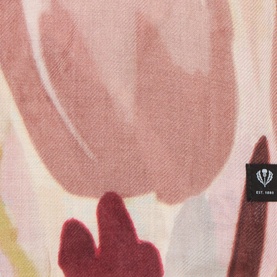 Floral Print Brushed Scarf