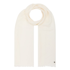 Frayed Logo Scarf