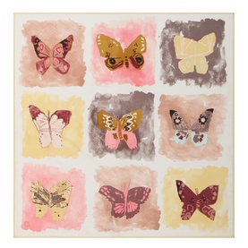 Butterfly Silk Square Scarf