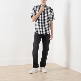 Blurred Gingham Shirt